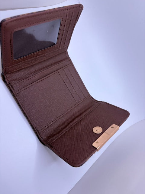Brown Margot Tri-Fold Wallet