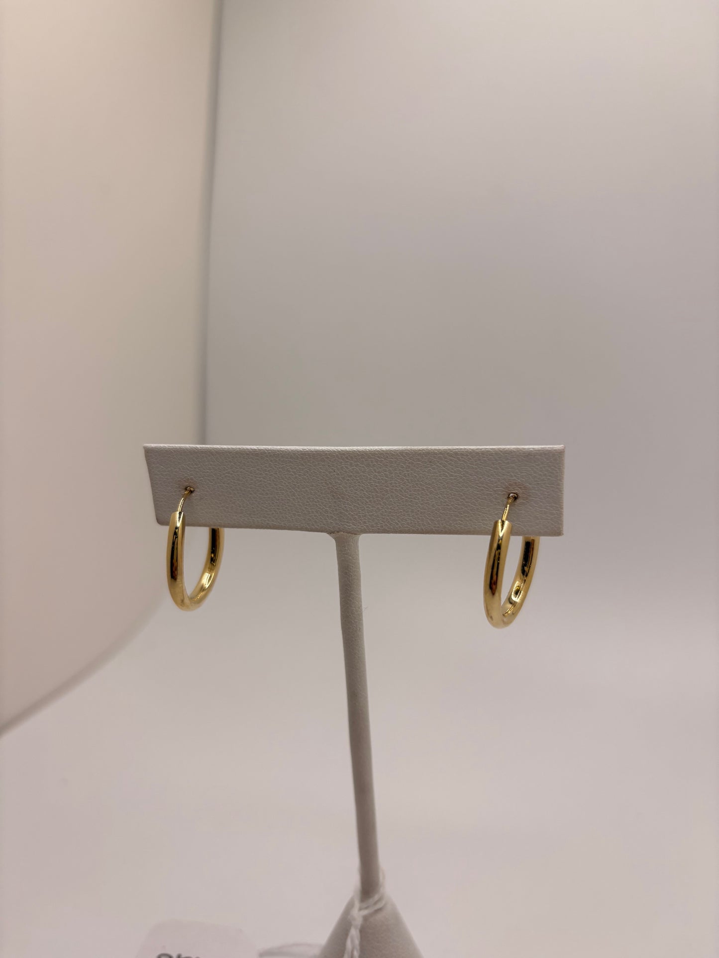 10K Yellow Gold Endless Hoops
