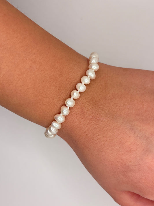 Sterling Silver Fresh Water Pearl Bracelet