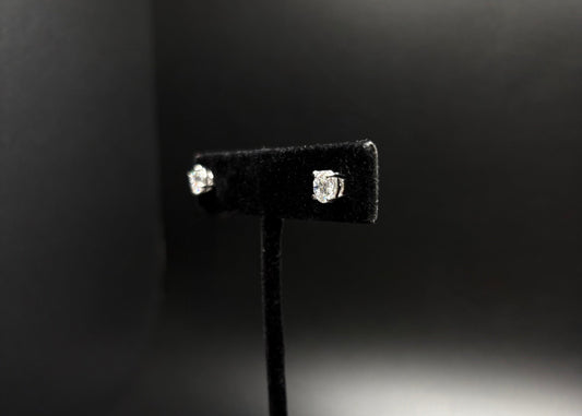 14K White Gold Lab Grown Diamond Studs 1.50 ctw