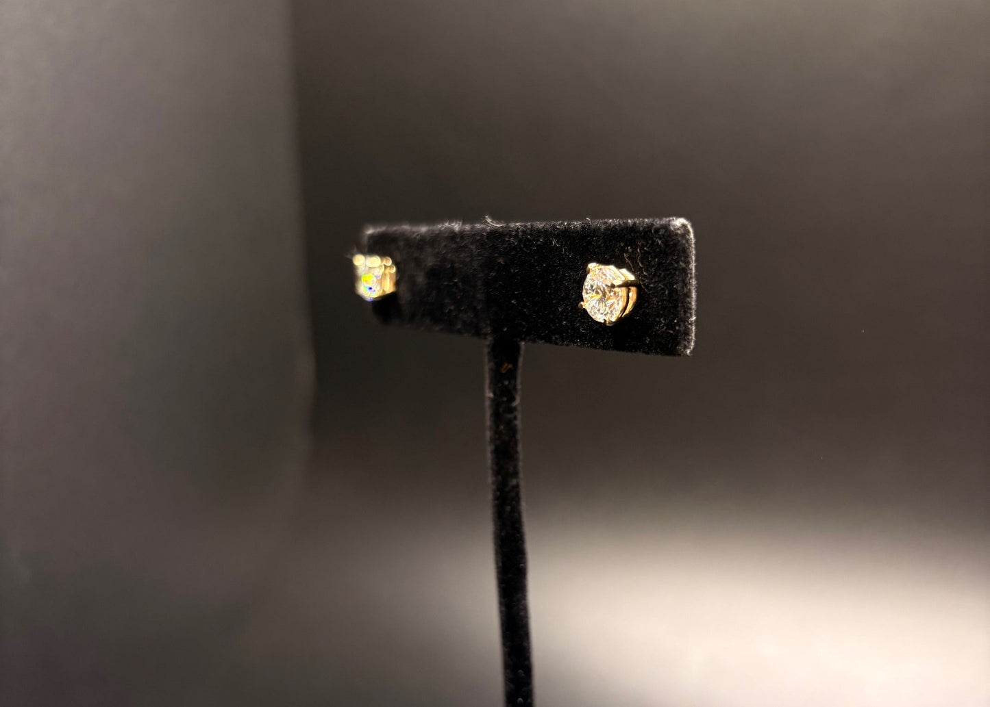 14K Yellow Gold Lab Grown Diamond Studs 1.50 ctw
