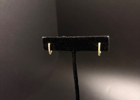 10K Yellow Gold Natural Diamond Studs