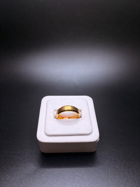 Gold Tungsten Ring