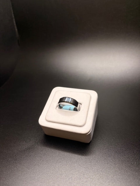 Silver Tungsten Ring