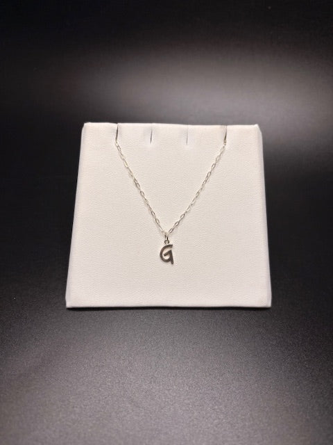 Sterling Silver "G" Necklace
