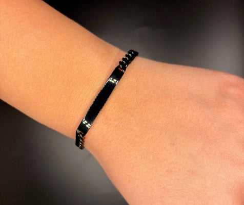 Stainless Steel ID Bracelets Engraveable