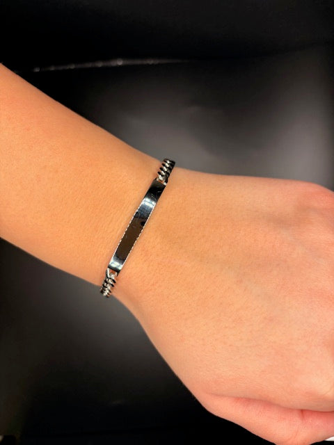 Stainless Steel ID Bracelets Engraveable