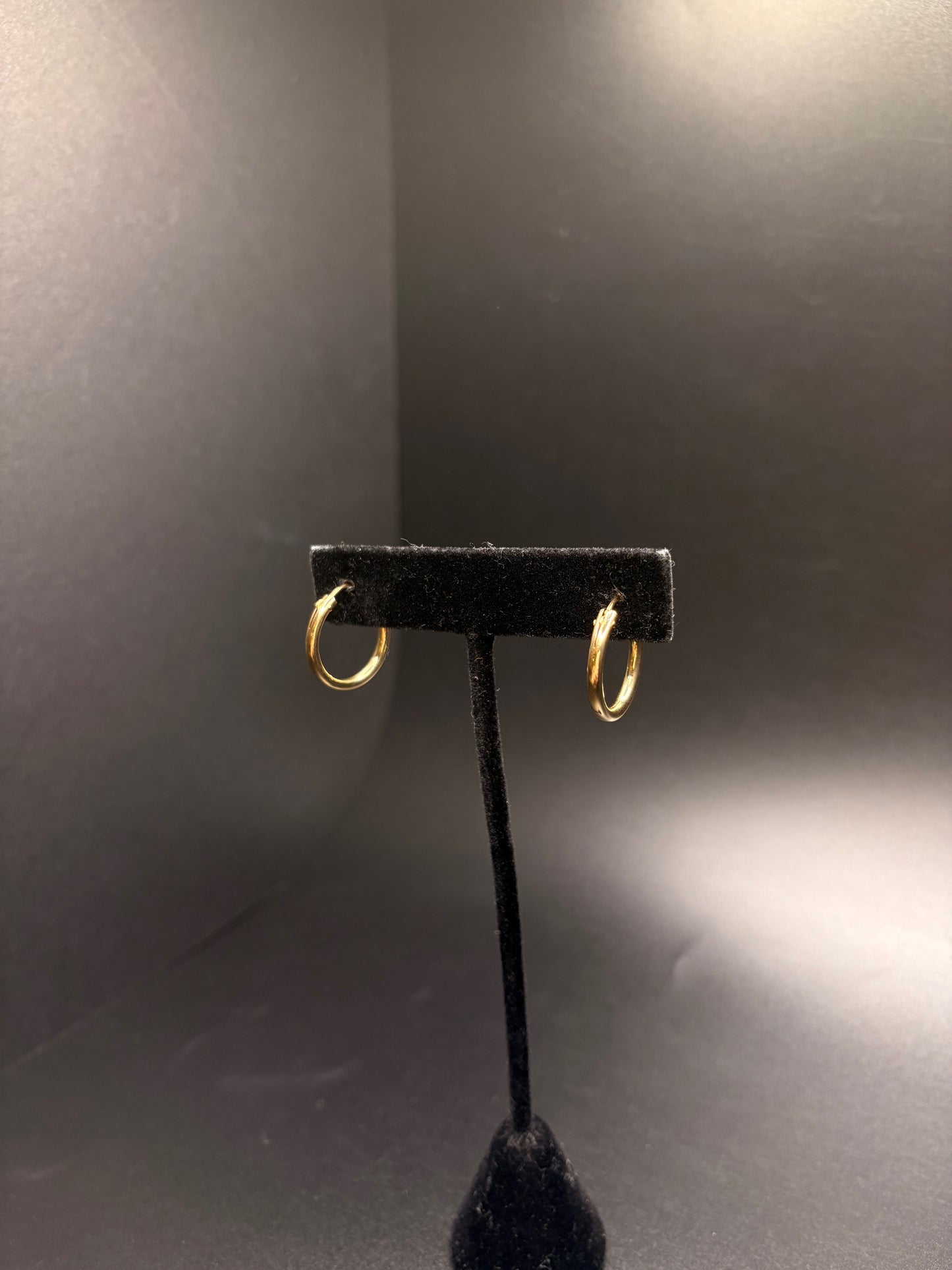 Gold-Filled Solid Hoops