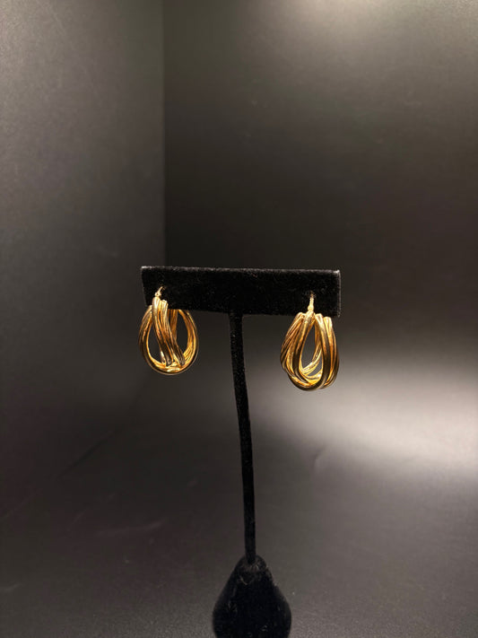 Gold-Filled Oval Fancy Hoops