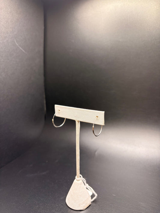 Sterling Silver Endless Hoops