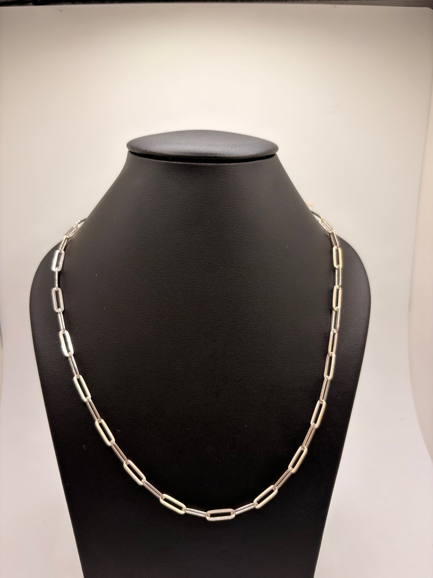 Sterling Silver Paperclip Chain
