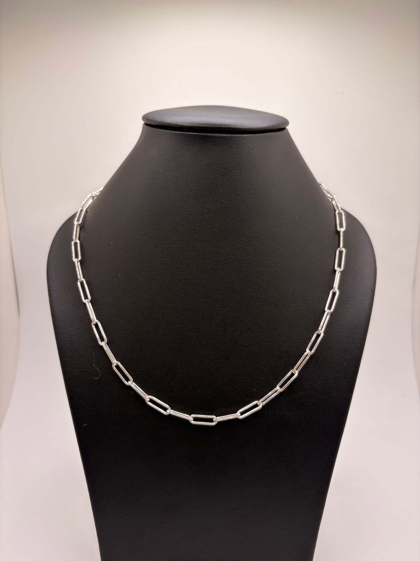 Sterling Silver Paperclip Chain