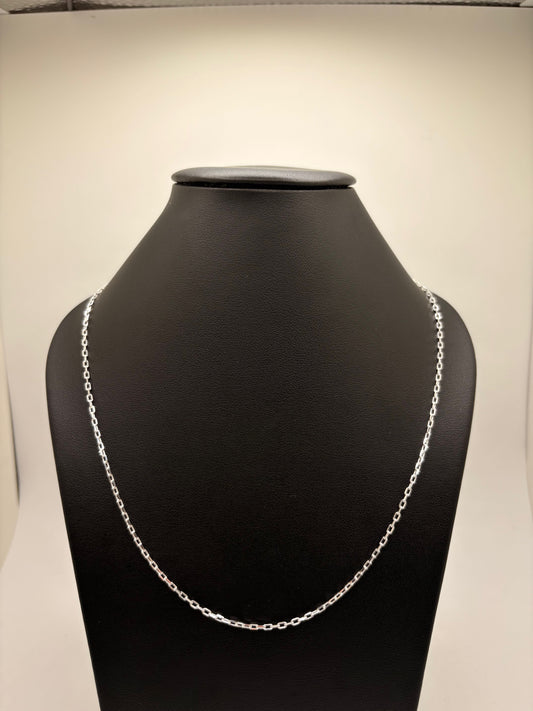 Sterling Silver Small Paperclip Chain