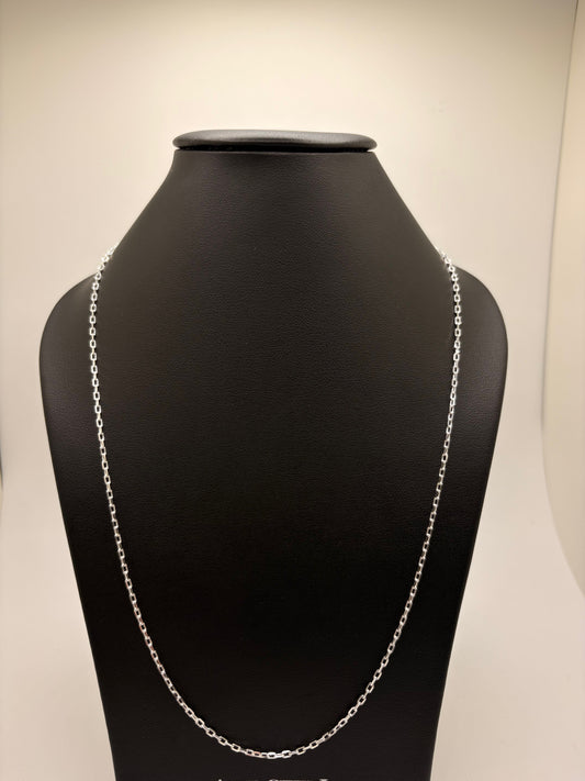 Sterling Silver Small Paperclip Chain