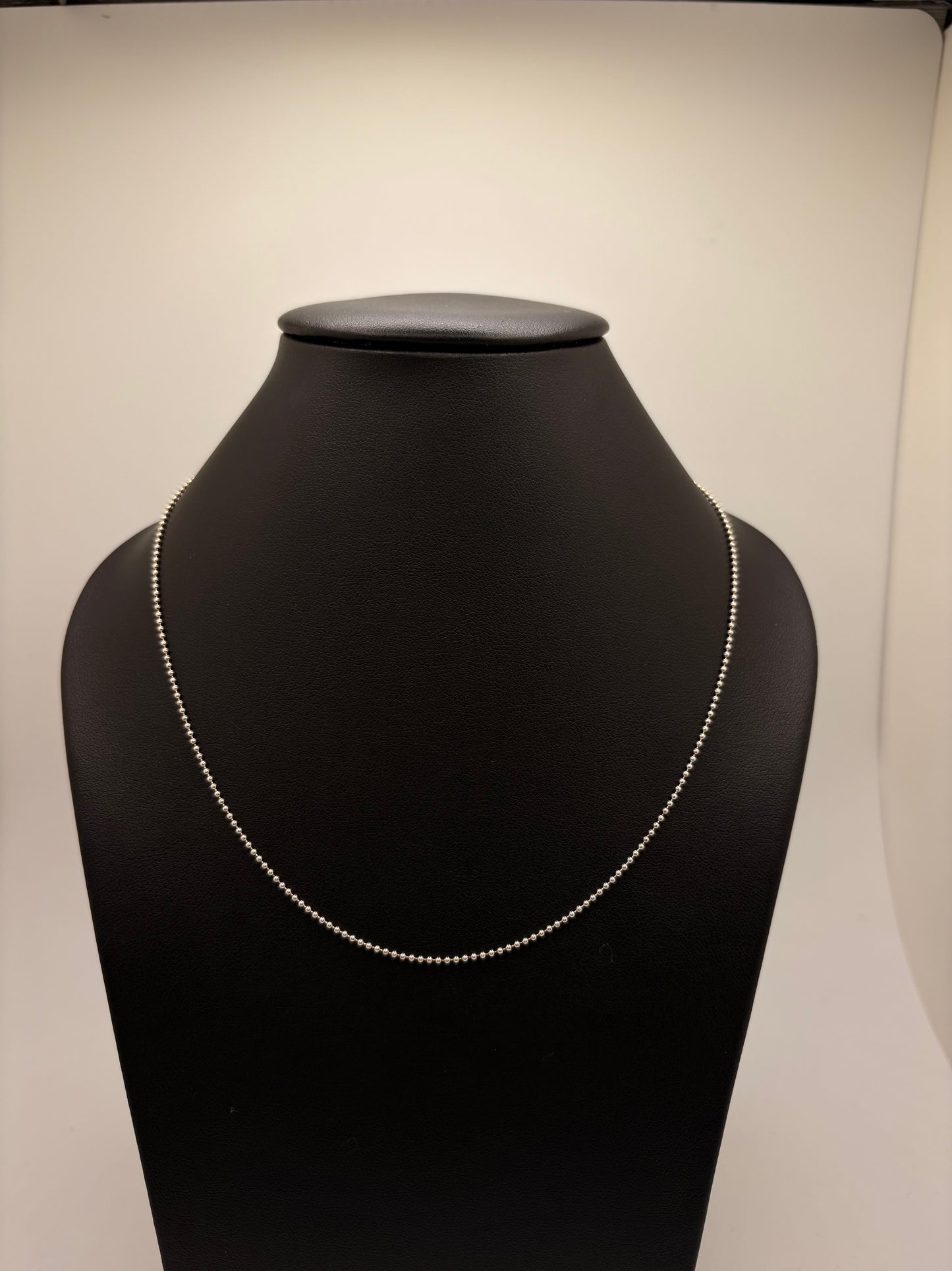 Sterling Silver Beaded Necklace