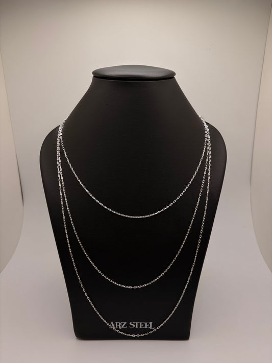 Sterling Silver Paperclip Chain