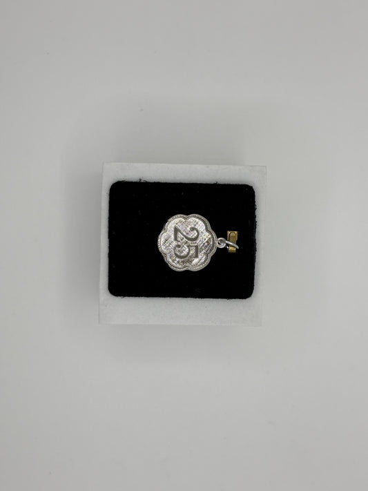 Sterling Silver "25" Number Charm