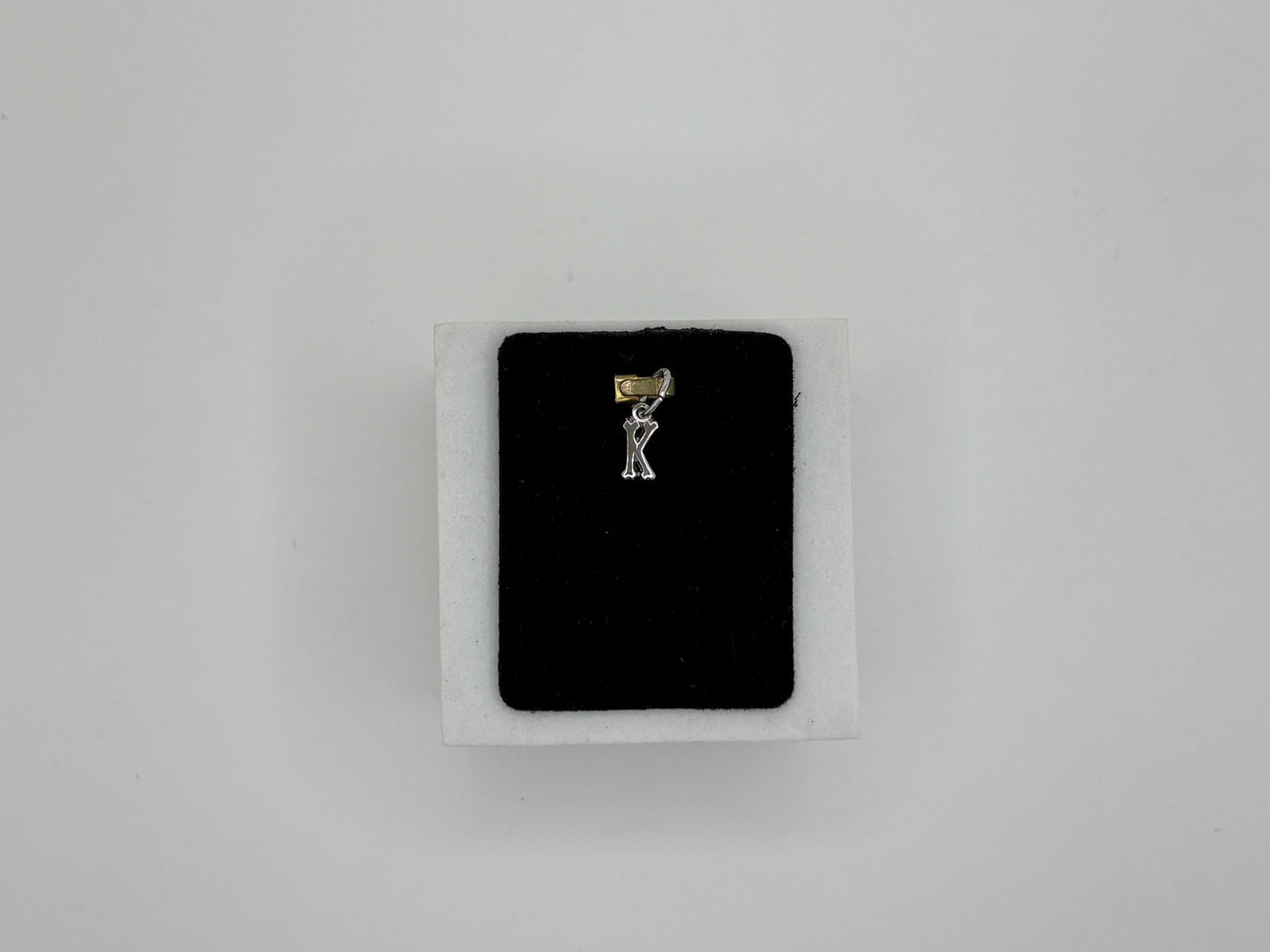 Sterling Silver "K" Initial Charm