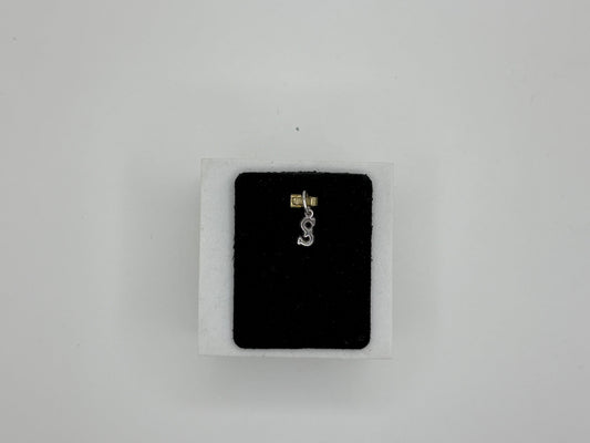 Sterling Silver "S" Initial Charm