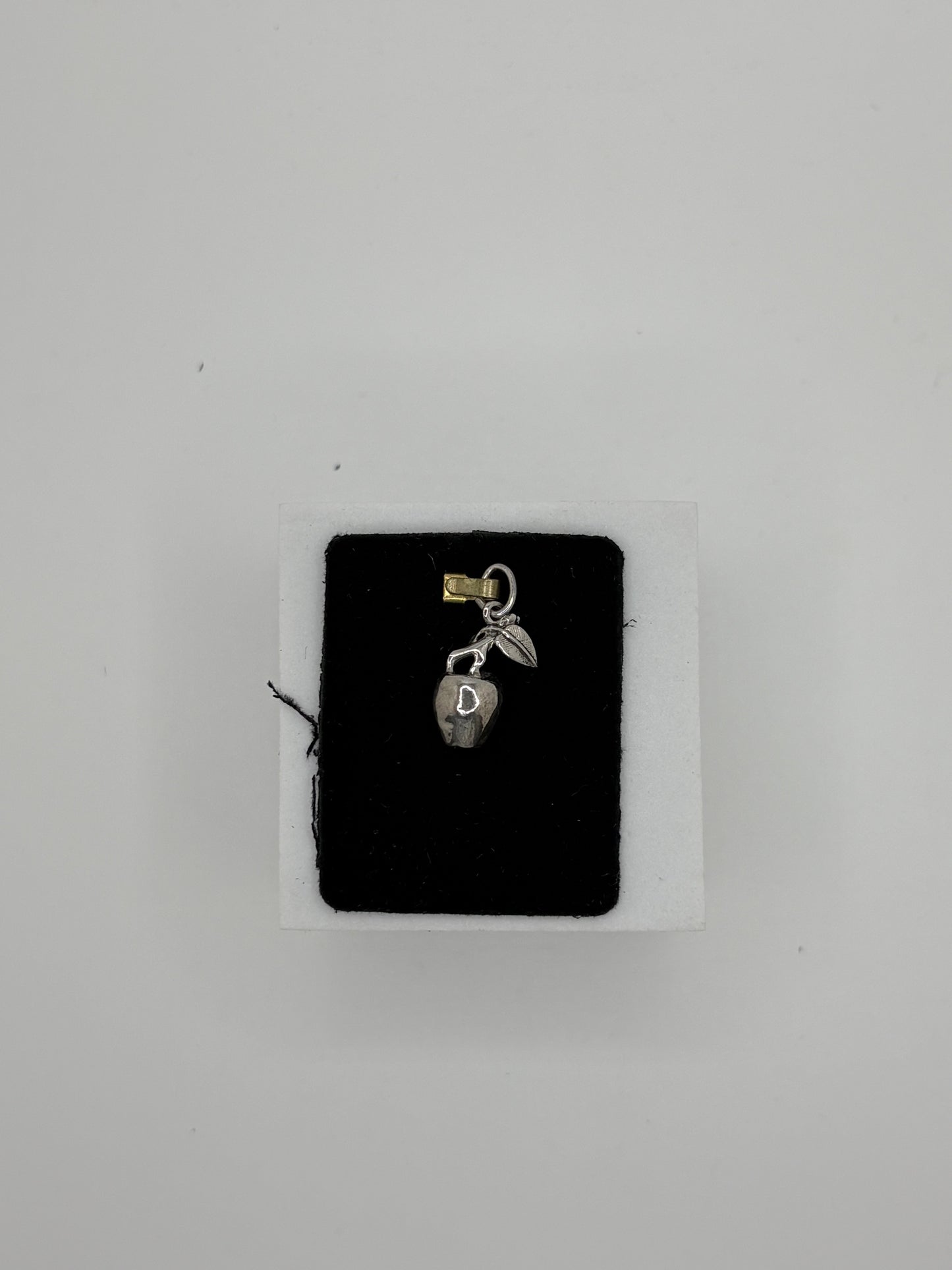 Sterling Silver Apple Charm
