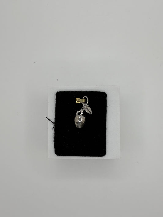 Sterling Silver Apple Charm