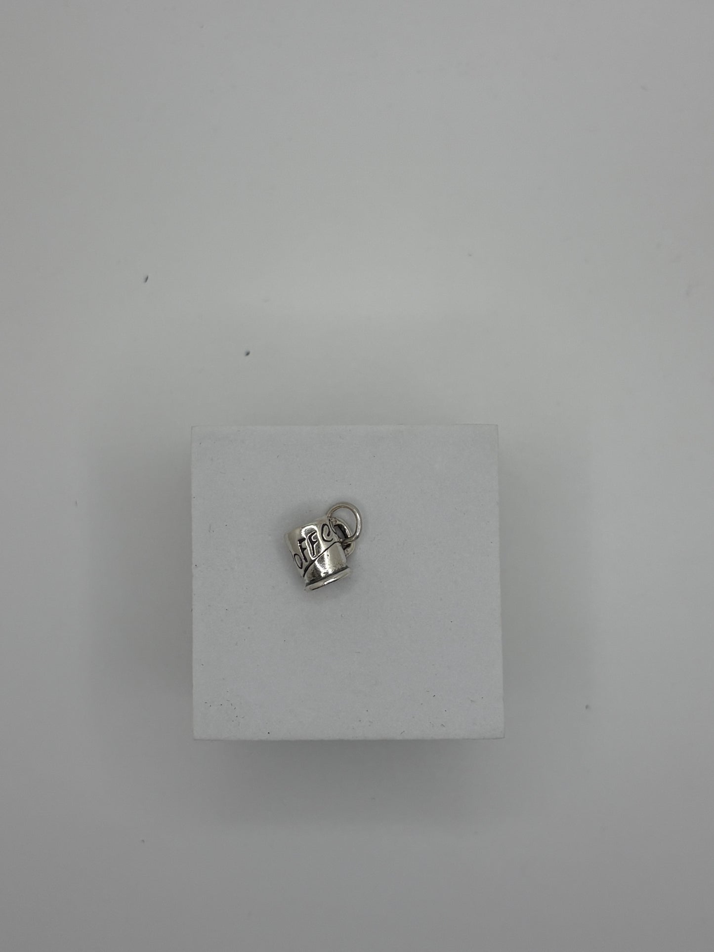 Sterling Silver Coffee Mug Charm