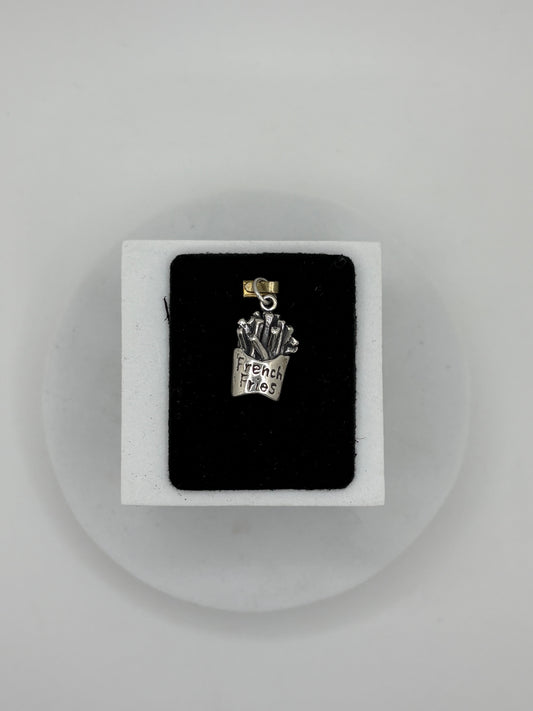 Sterling Silver French Fry Charm