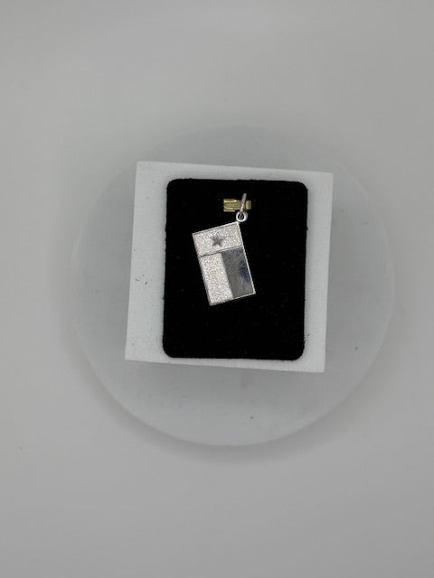 Sterling Silver Texas Flag