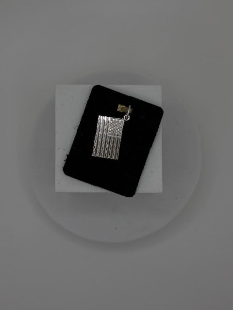 Sterling Silver American Flag Charm