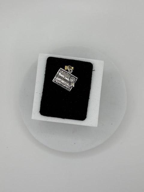 Sterling Silver High School Diploma Charm