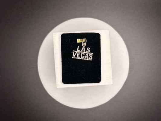 Sterling Silver Las Vegas Charm
