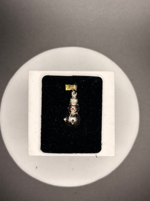 Sterling Silver Snowman Charm