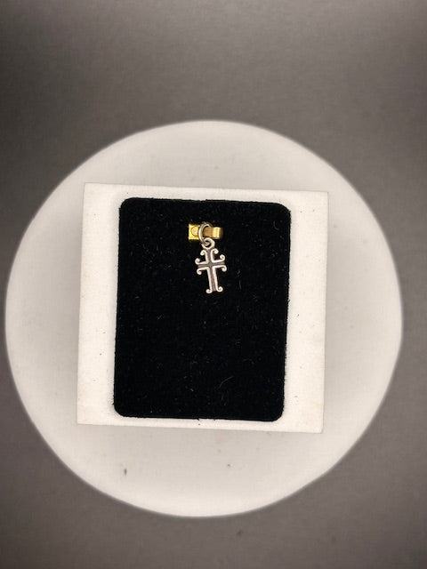 Sterling Silver Small Cross Charm