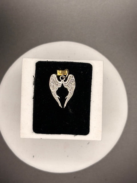 Sterling Silver Angel Wings Charm