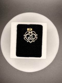 Sterling Silver "15 Años" Charm