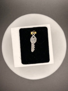 Sterling Silver Key to Success Charm
