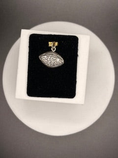 Sterling Silver "I Heart Football" Charm