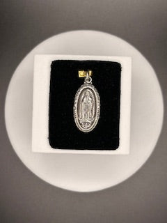 Sterling Silver Our Lady Of Guadalupe Charm