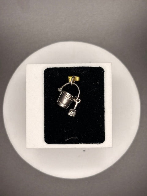 Sterling Silver Pail And Shovel Charm