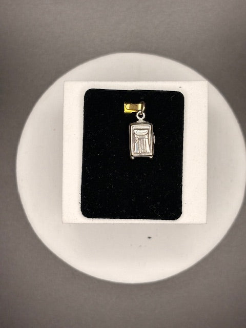 Sterling Silver Suitcase Charm