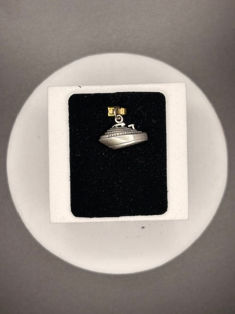 Sterling Silver Cruise Ship Charm