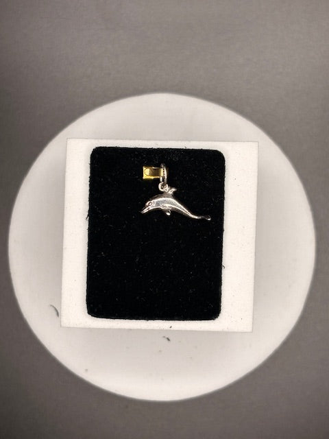 Sterling Silver Dolphin Charm