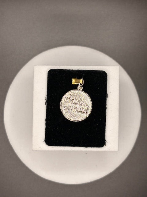 Sterling Silver Flower Girl Charm