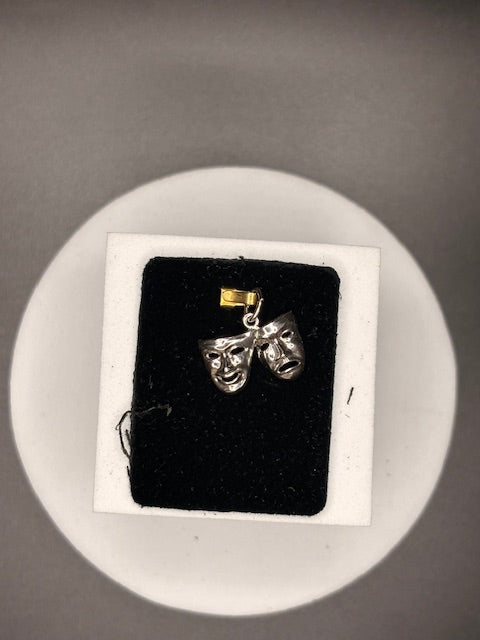 Sterling Silver Comedy Tragedy Charm