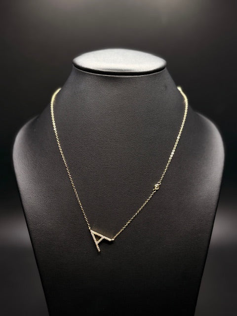 Gold-Filled Initial Necklace