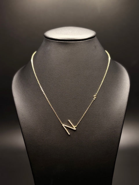 Gold-Filled Initial Necklace