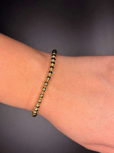 Gold-Filled Beaded Bracelet