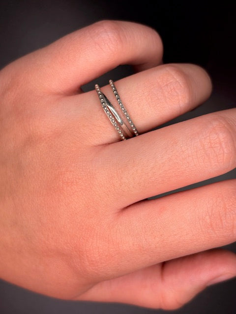 Sterling Silver Triple Band Ring