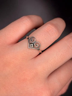 Sterling Silver Heart Ring
