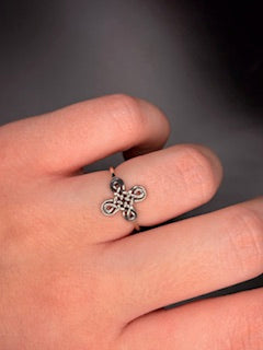 Sterling Silver Cross Ring